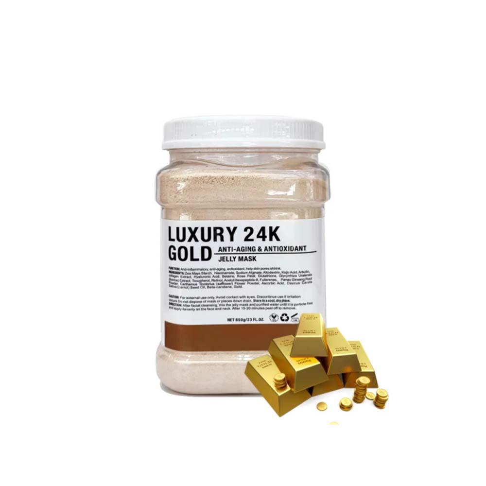 Luxury 24K Gold Crystal Jelly 