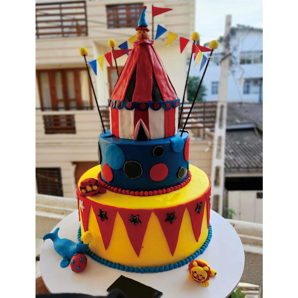 3 Tier Circus Themed Birthday 