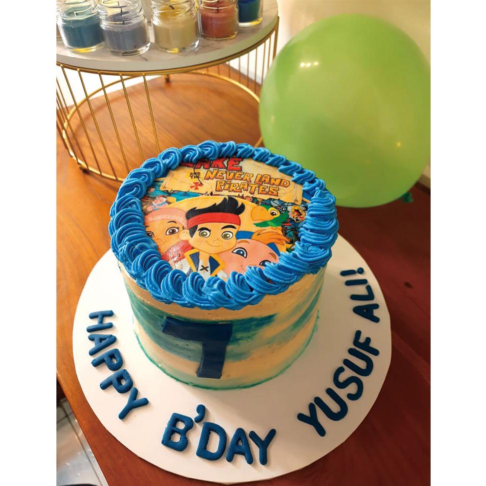 Edible Print Birthday Cake 1kg