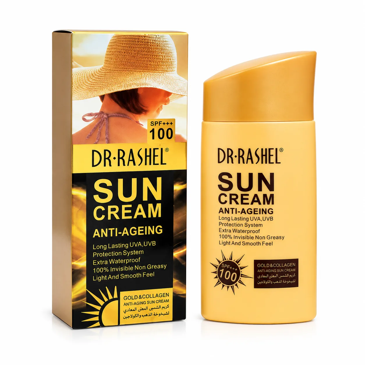 Dr Rashel Gold & Collagen Anti-Aging Sun Cream SPF 100