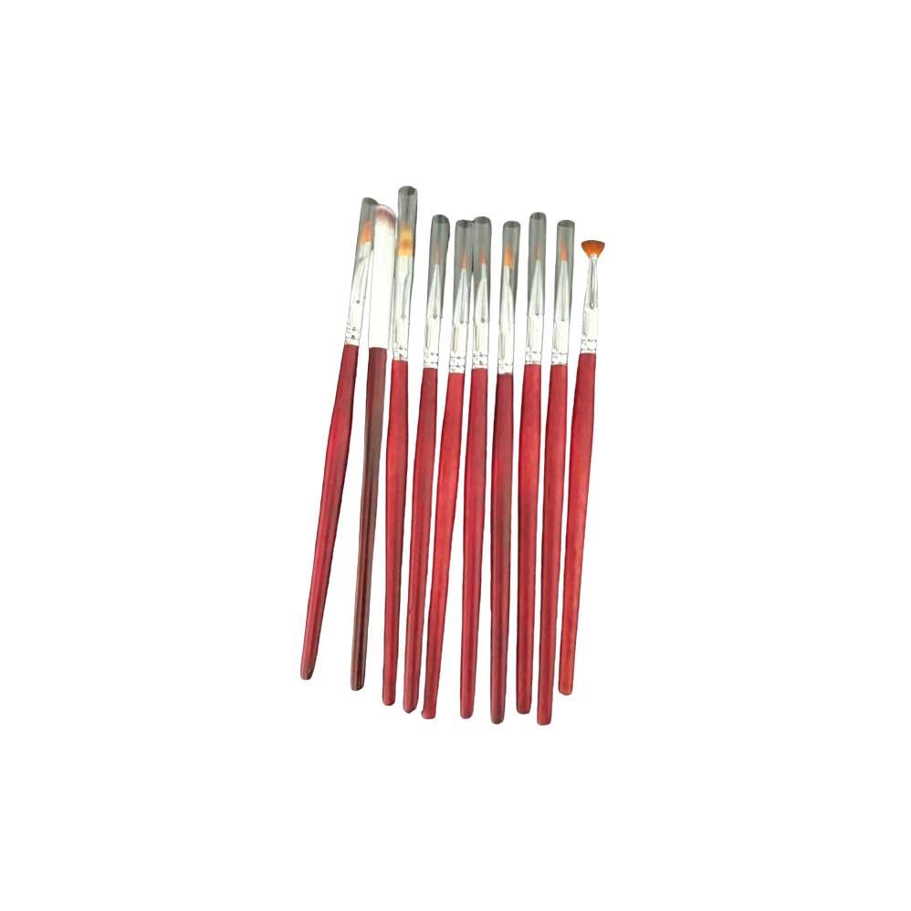 Nail art brush set 10pcs