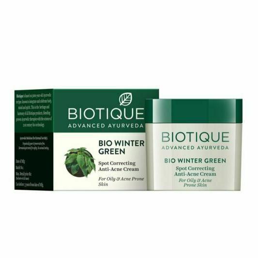 Biotique Bio Winter Green Spot Correcting Anti Acne Cream-Weight:15g