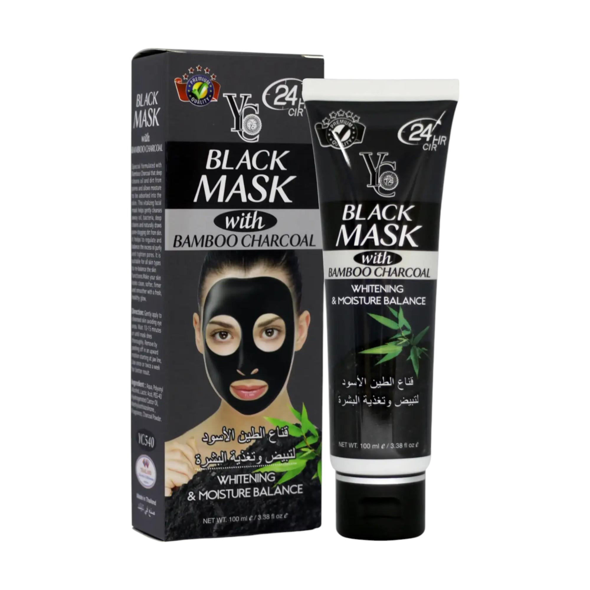 YC Black Mask with Bamboo Char