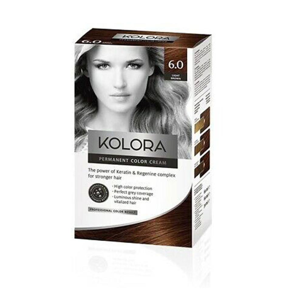 KOLORA permanent hair dye 6.0 