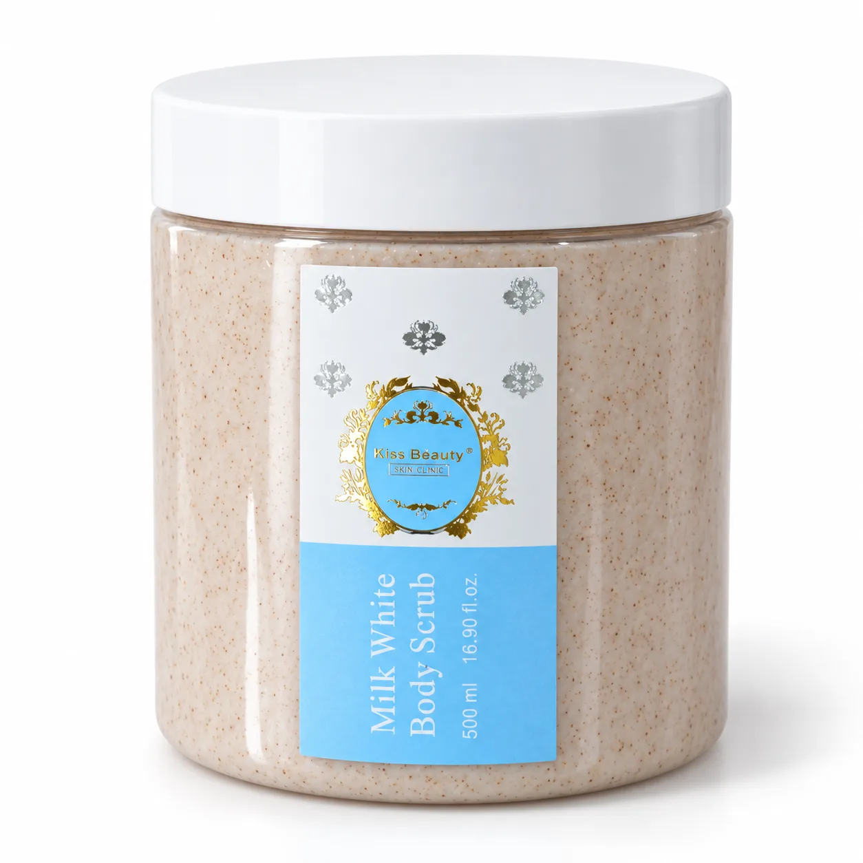 Kiss Beauty Skin Clinic Milk White Body Scrub 500ml