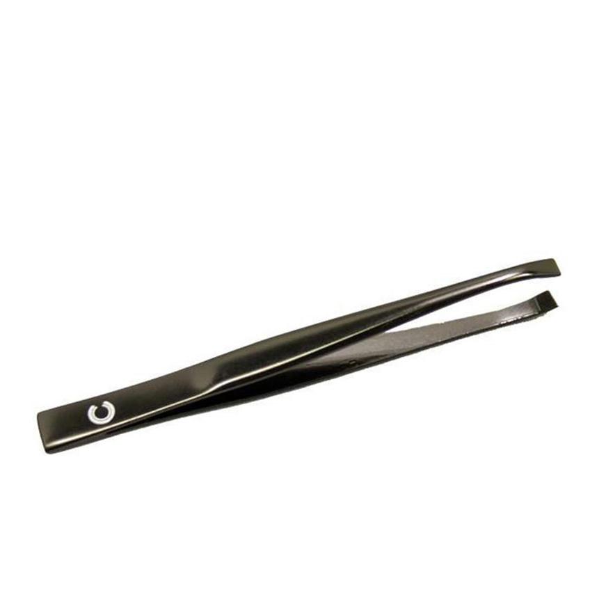 BasicCare Tweezers – Matt Black Slant Tips [1000]