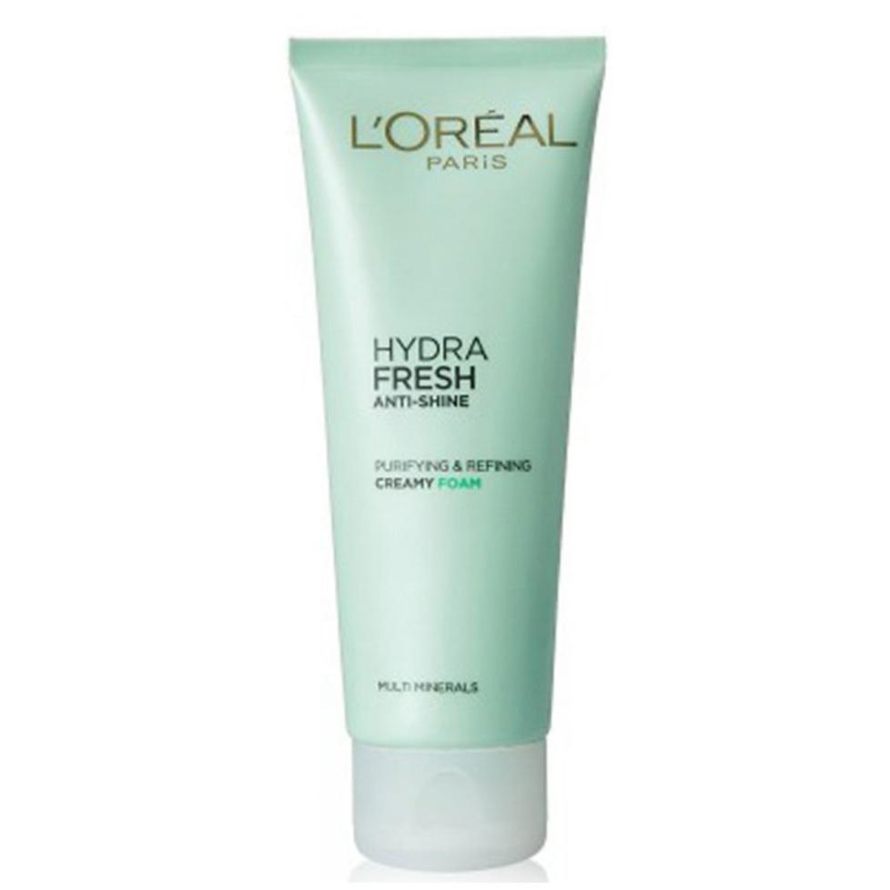 L’Oreal Paris Hydra fresh Anti-Shine Purifying and Refining Creamy Foam