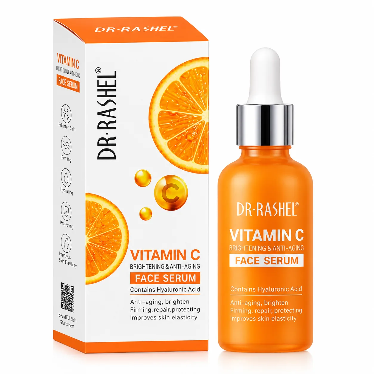 Dr. Rashel Vitamin C Brightening & Anti-Aging Face Serum with Hyaluronic Acid