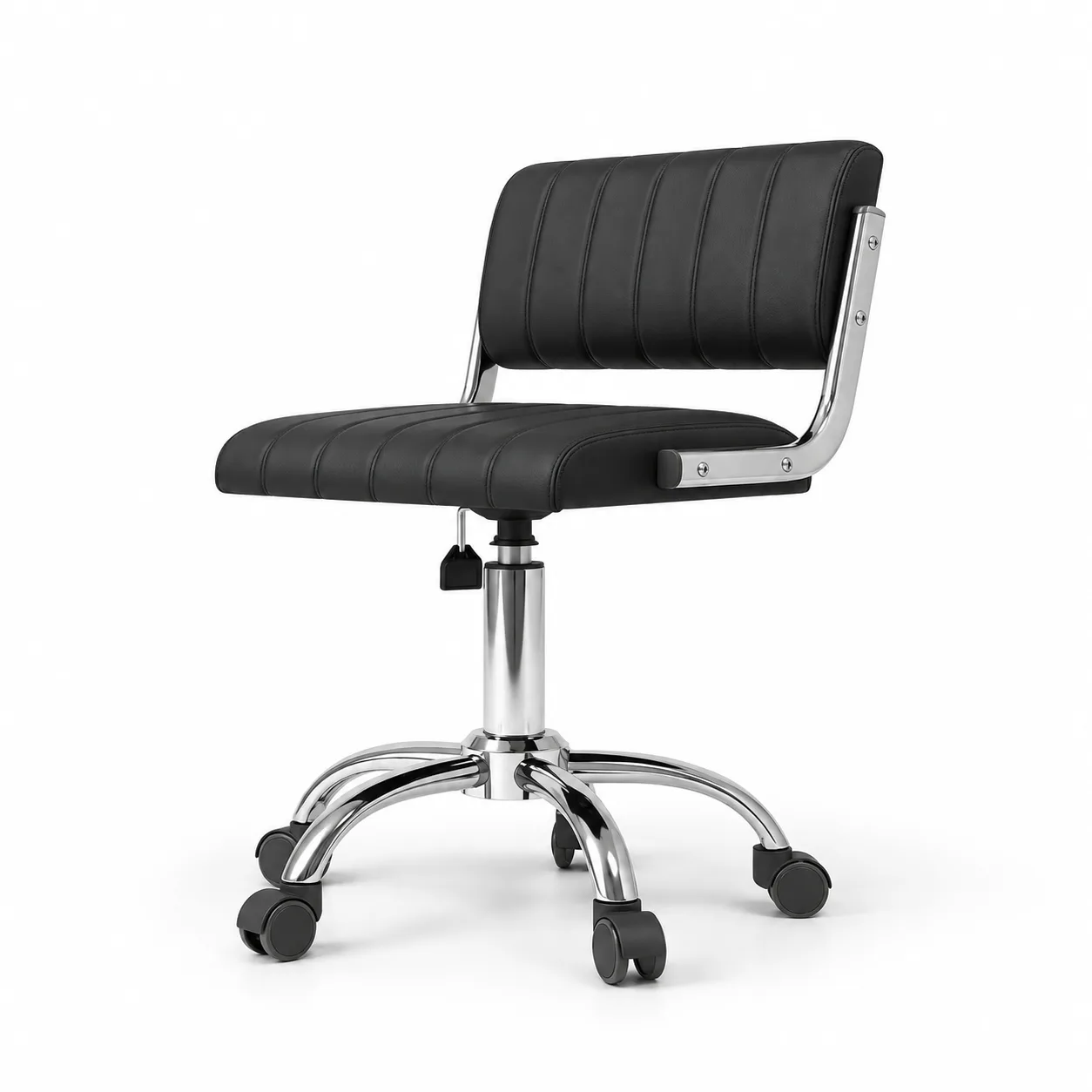 ICON Professional Adjustable Salon Stool with Backrest – T-3106