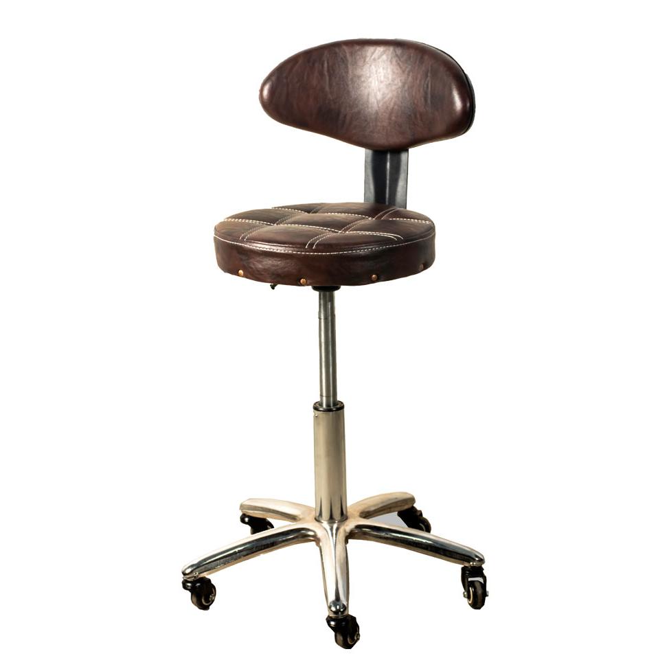 ICON Beautician Stool with Bac