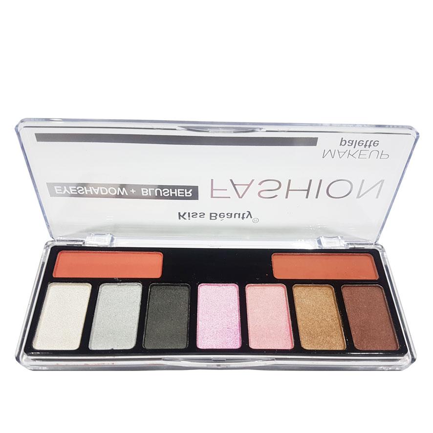 Kiss Beauty 7 Eyeshadow + 2 Bl