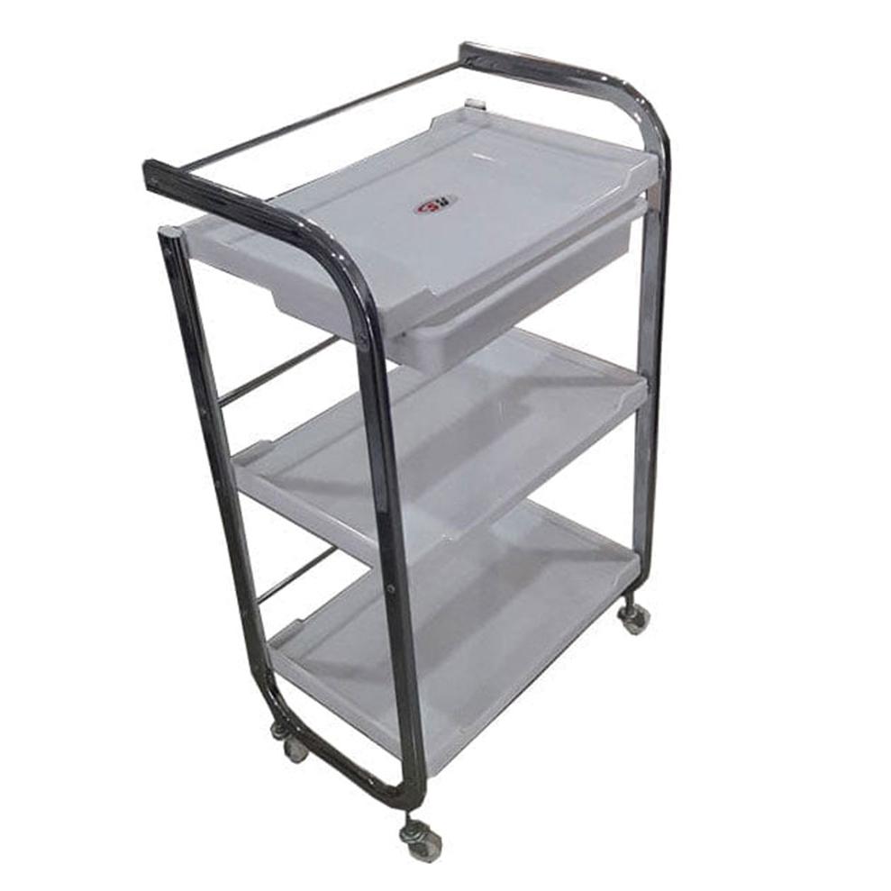 ICON White Trolley Steel