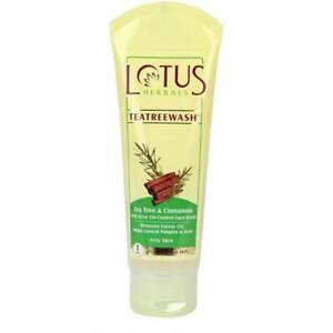Lotus Herbals Tea Tree & Cinnamon Anti-Acne Oil Control Face Wash