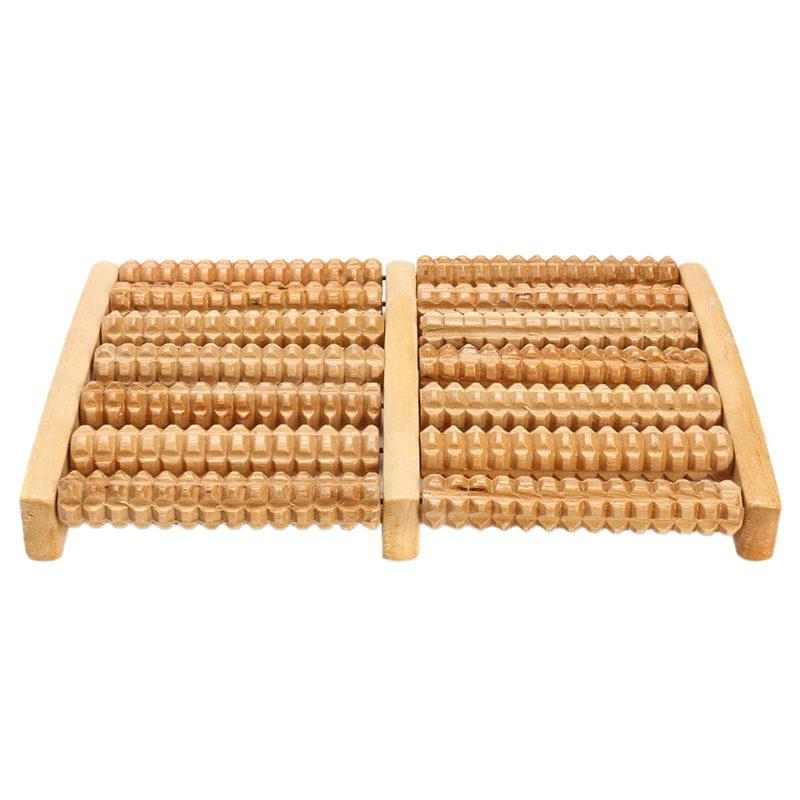 7 Row Dual Foot Massager Rolle