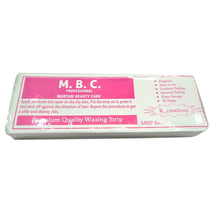 M.B.C. Hair removal nonwoven w