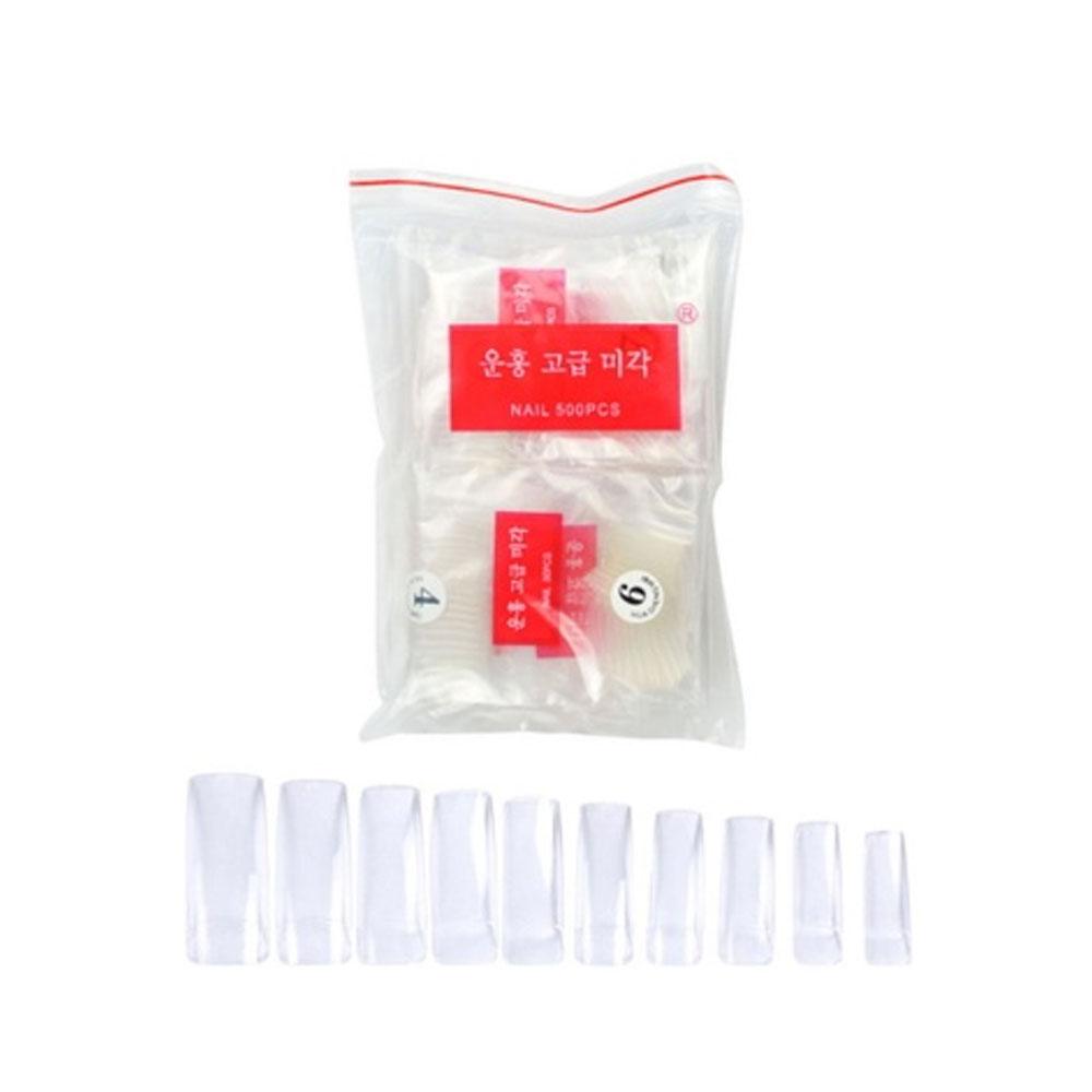 Artificial Half & Clear Nail T