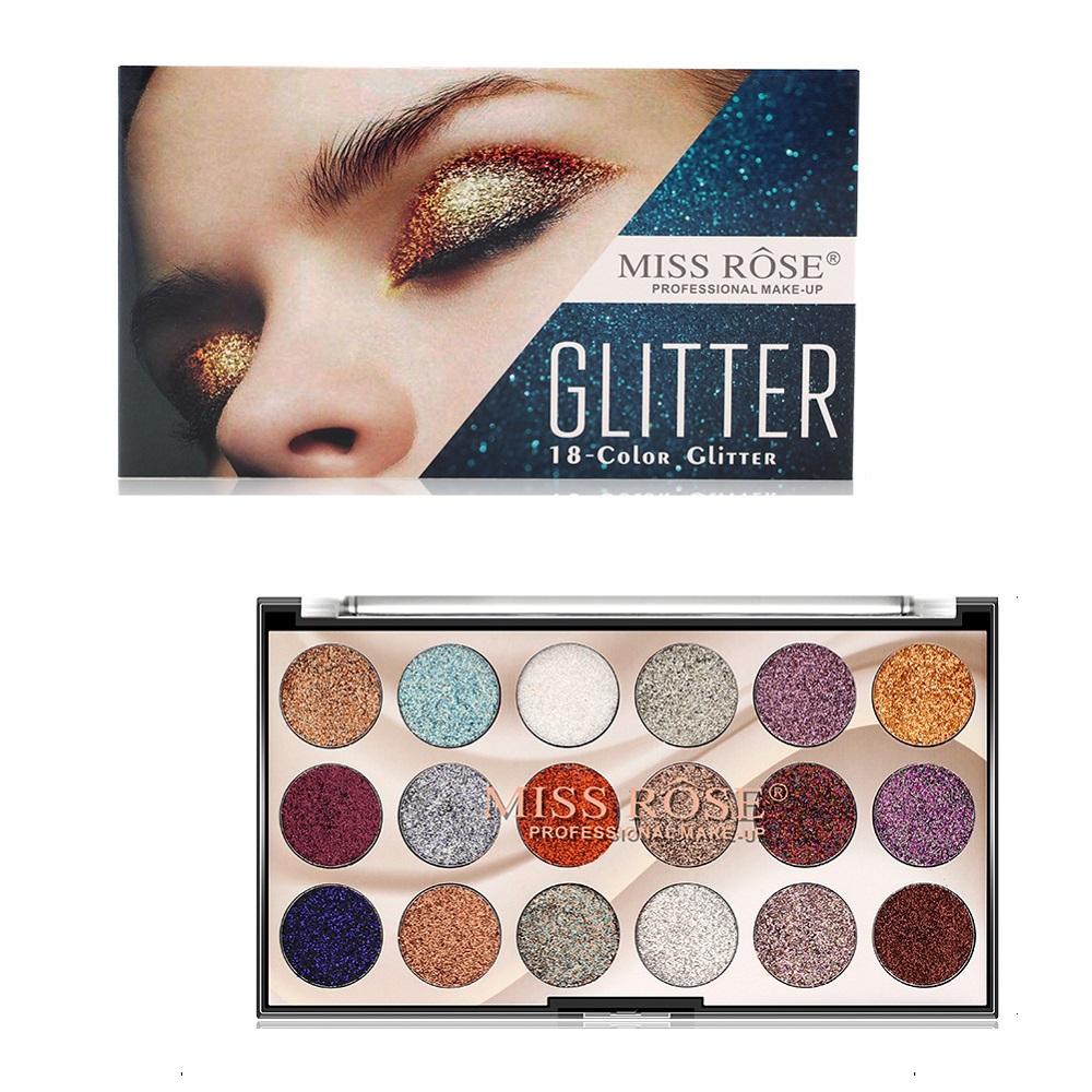 Miss Rose 18 Color Glitter Eye