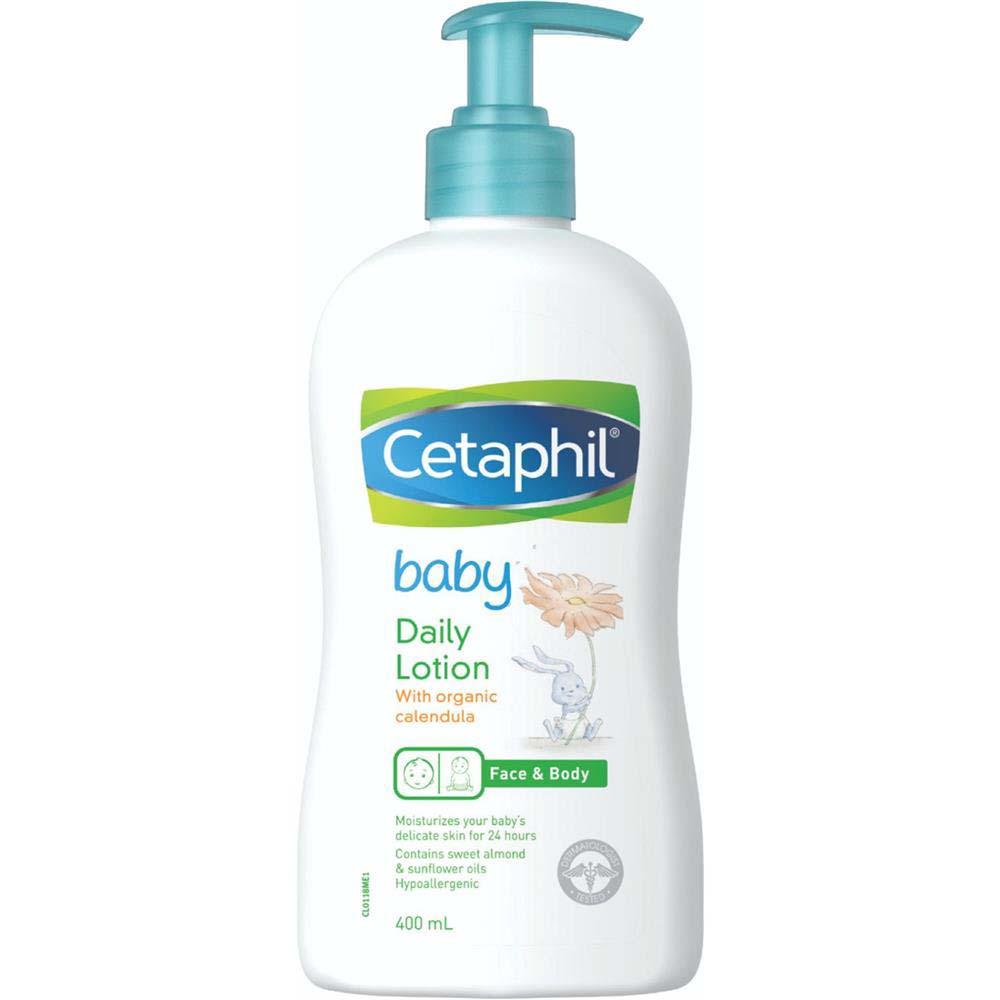 Cetaphil Baby Daily Lotion with Organic Calendula |Vitamin E | Sweet Almond & Sunflower Oils