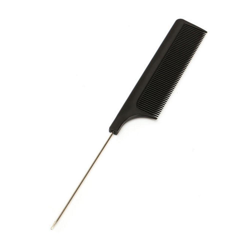 Black Metal Pin Tail Comb
