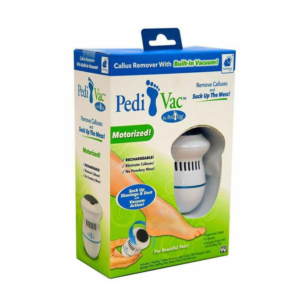 Pedi Vac by Ped Egg - Callus Remover for Feet with Built-in Vacuum Removes  Dead