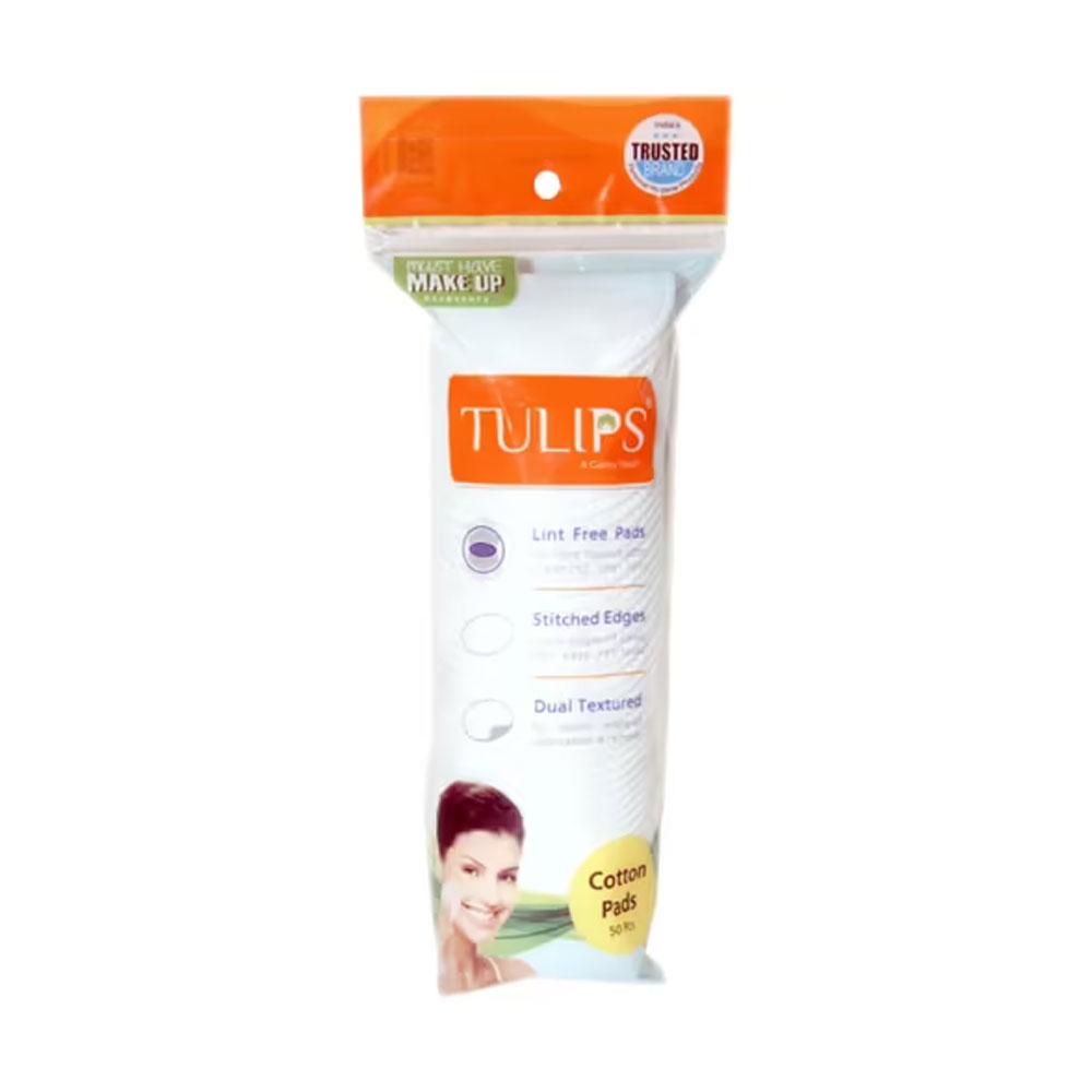 Tulips Cotton Pads 50pcs
