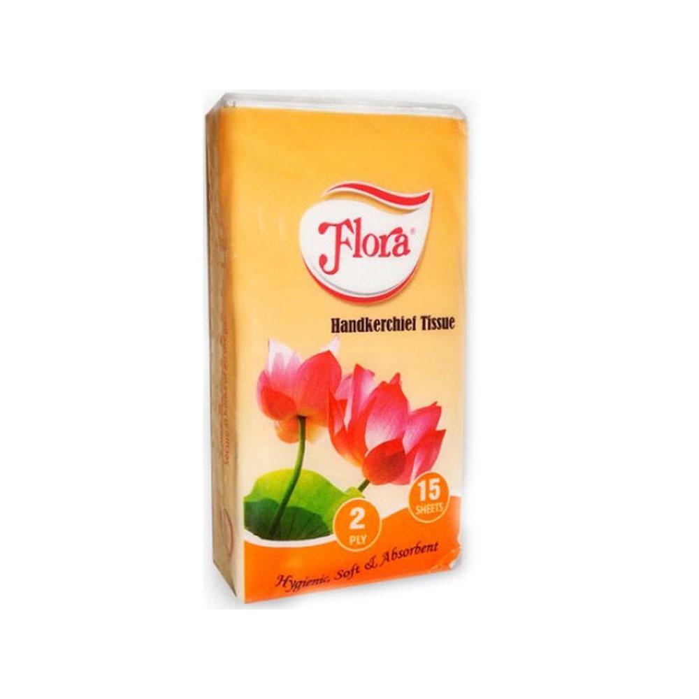 Flora Handkerchief Tissue 2 Pl