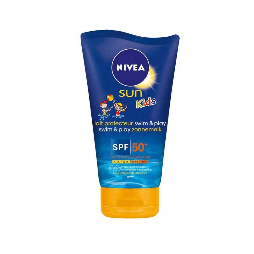 Nivea UV sun milk for children – Sun child swim & play SPF50+