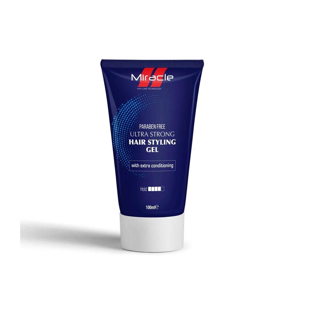  - Miracle Ultra Strong Hair Styling Gel-Volume:100ml