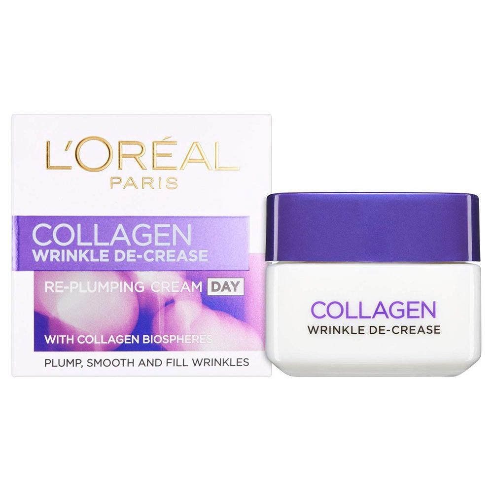 L’oreal Collagen Wrinkle Decrease Re-Plumping Cream Day
