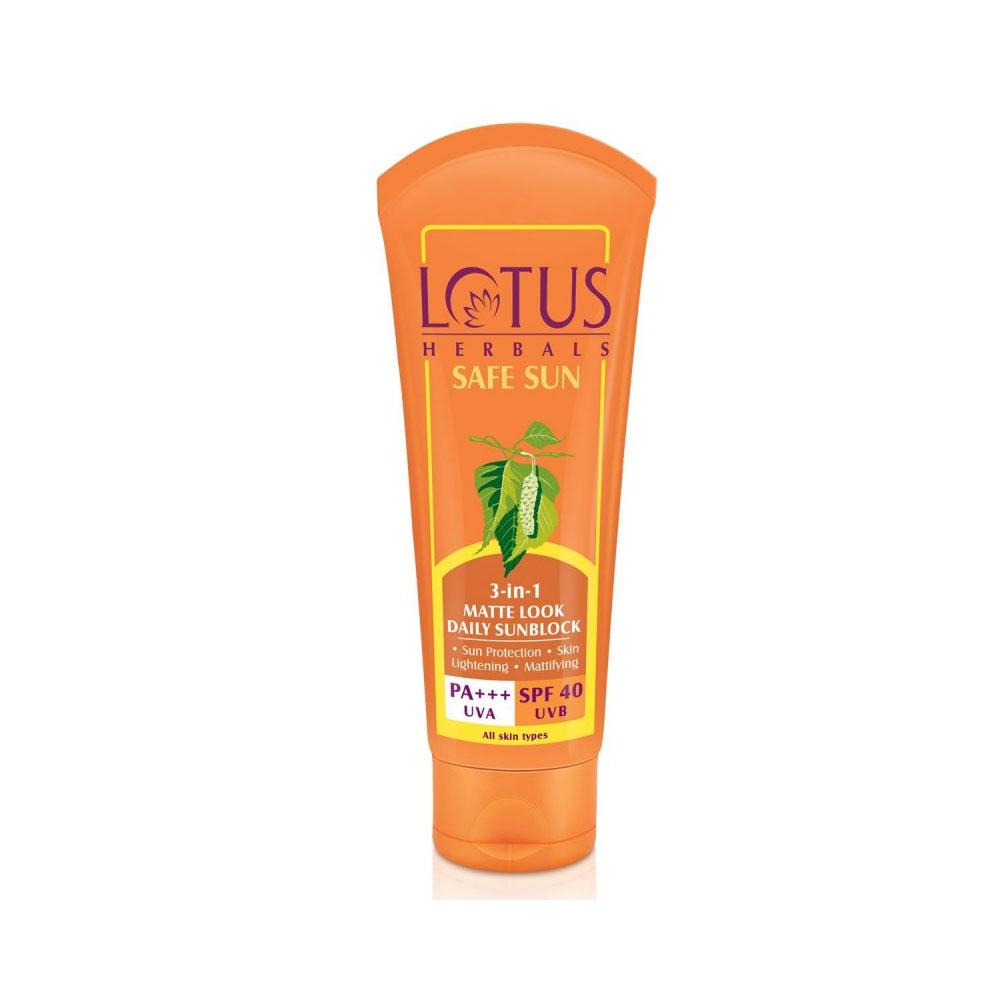 Lotus Safe Sun Sunscreen Cream