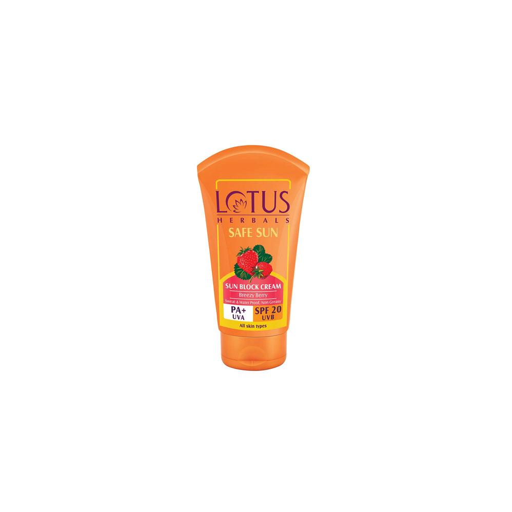 Lotus Safe Sun Sunscreen Cream