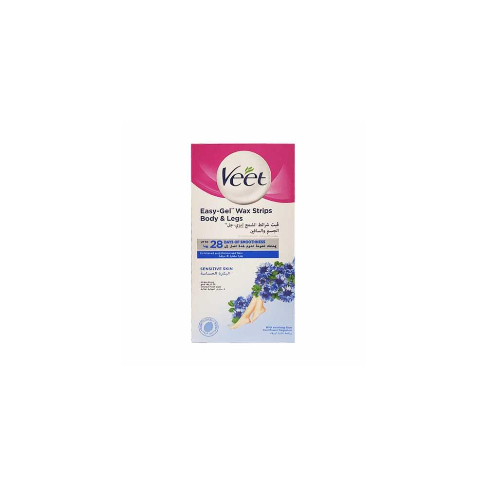 Veet Easy Gel Wax Strips Body 